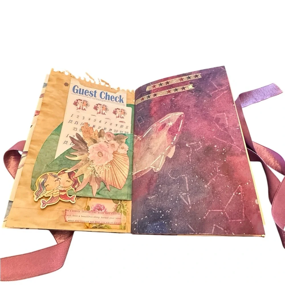 Handmade Under the Sea Mermaid Junk Journal